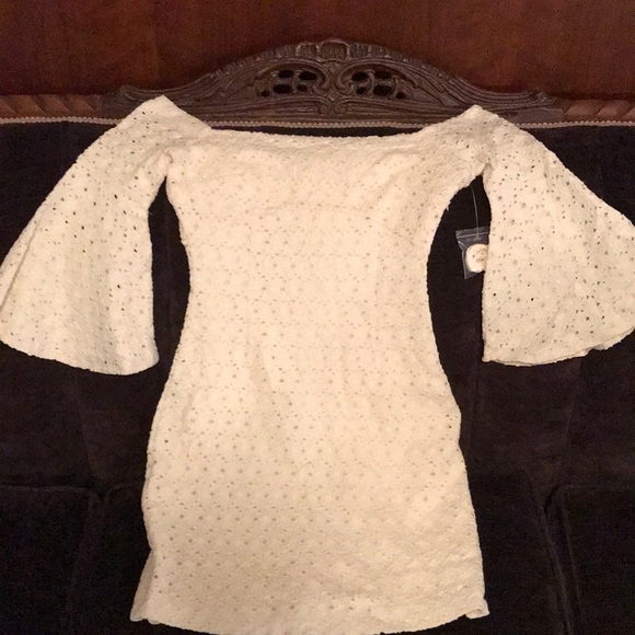 โผ๏ธLAST DAYโผ๏ธ๐HP๐NWT~ Free People Lace Dress - Picture 2 of 8